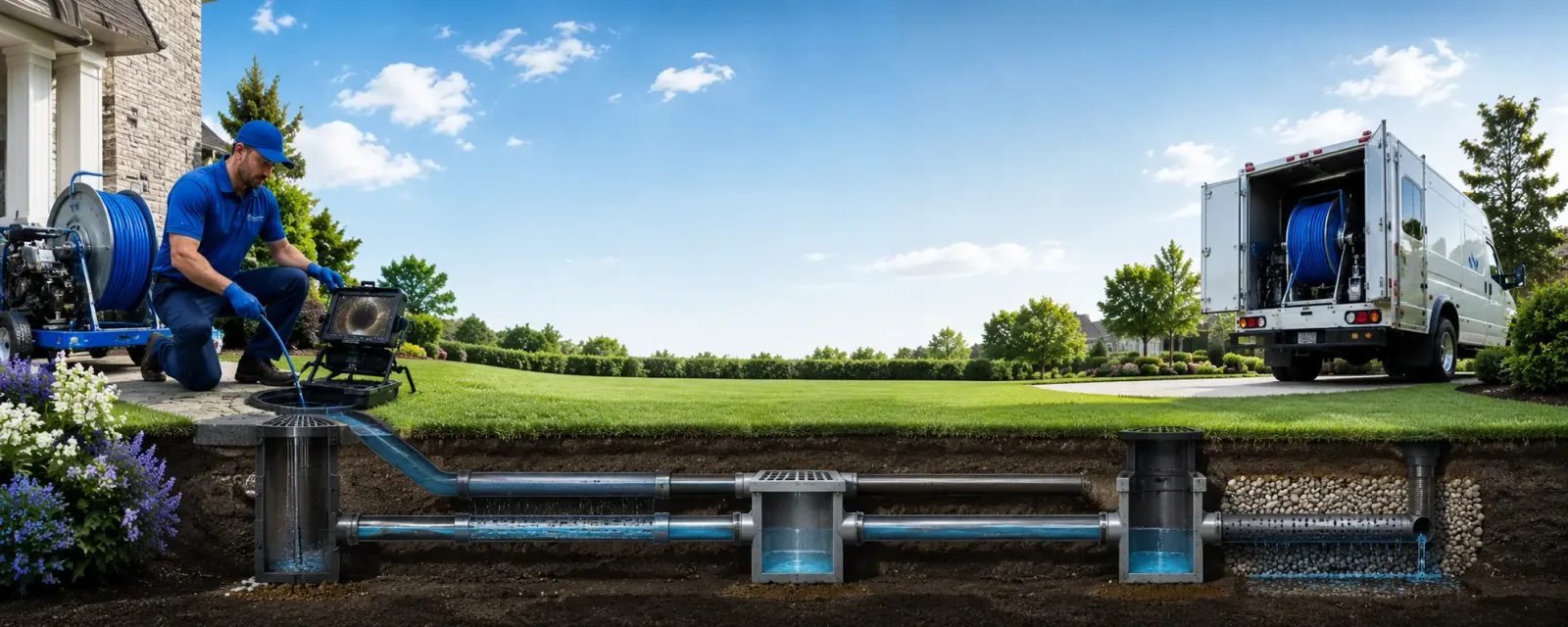 Outdoor drain cleaning information for Arnoldsburg, WV